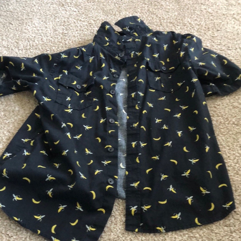 Black Banana Button Down
